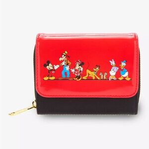 Disney Mickey & Friends Red Trifold Wallet